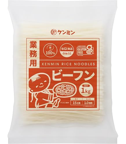 Amazon.co.jp: ケンミン 業務用ライスパスタ スパゲティスタイル 1kg